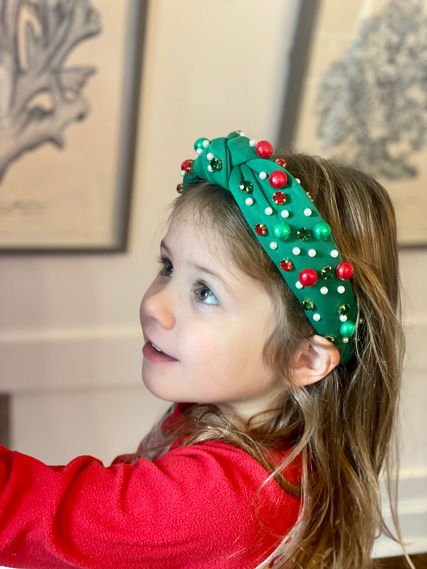 Red and Green Headband