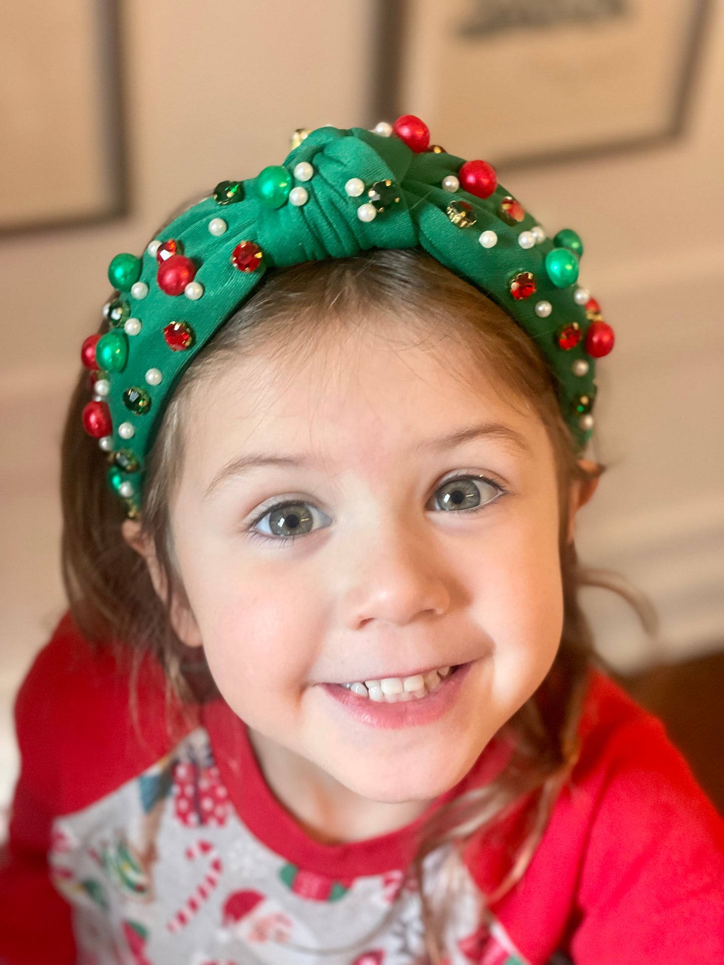 Red and Green Headband