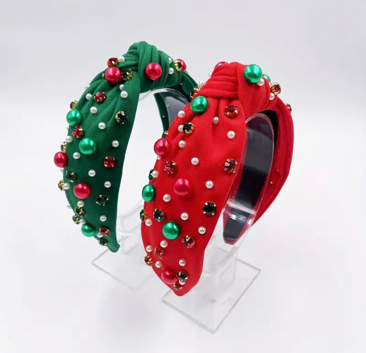 Red and Green Headband