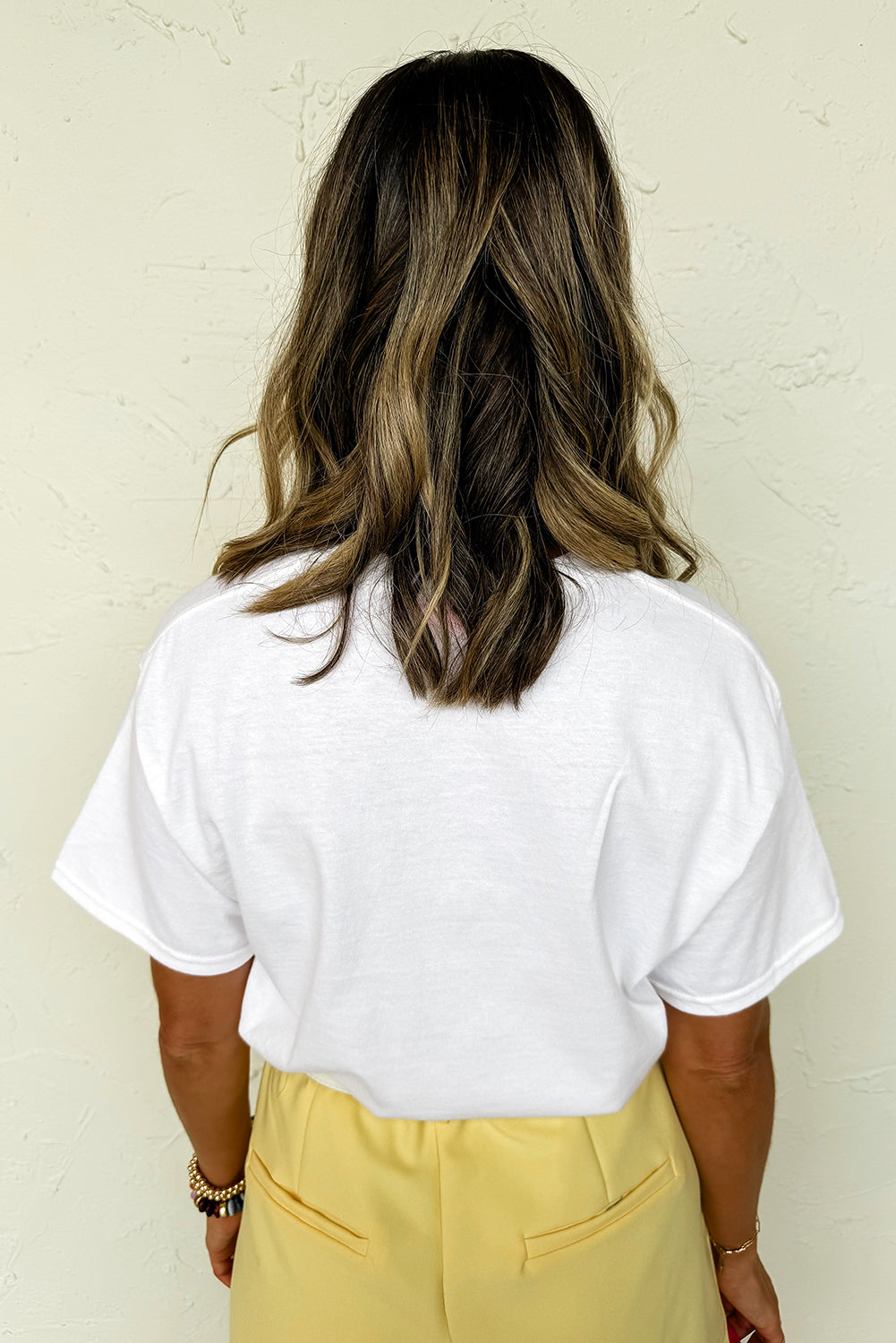 White FLOWER MARKET Graphic T Shirt (Copy)