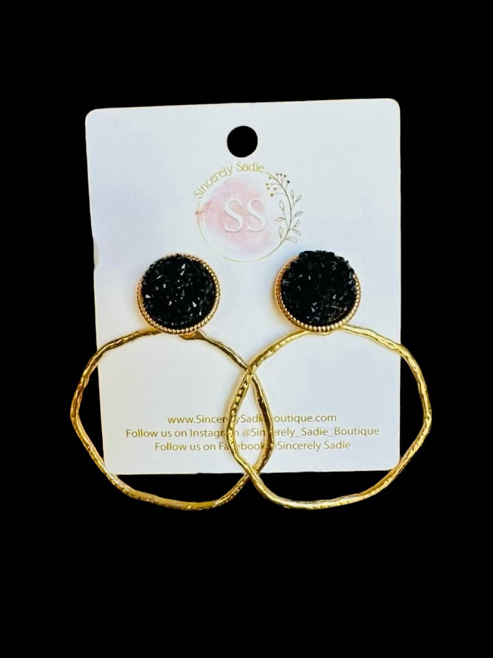 Sequin Top Earrings