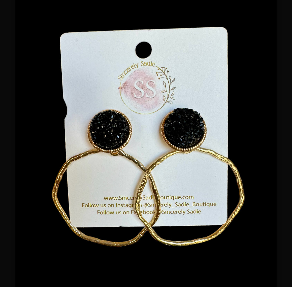 Glitter Top Earrings
