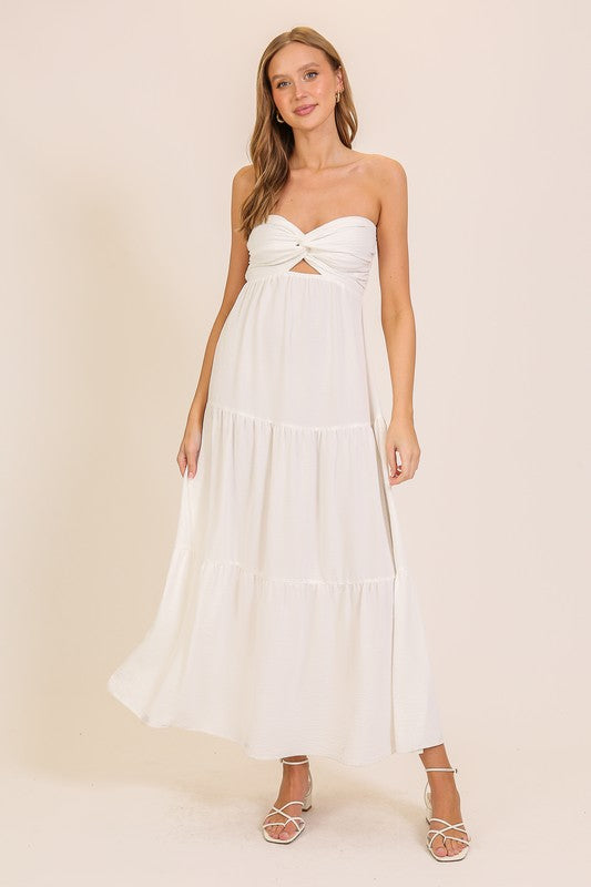 Brunch Babe Cutout Airflow Maxi Dress