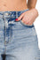 Zenana Distressed hem denim shorts