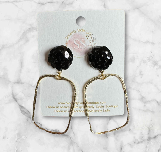 Sequin Top Earrings