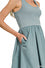 Zenana Combined knit & woven dress with pocket