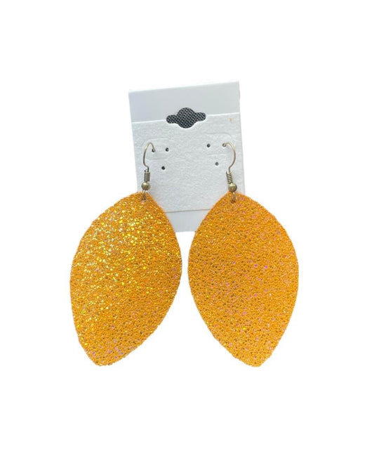 Gold sparkle Leather