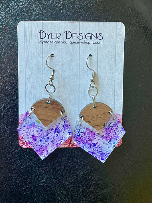 Patterned Lilac Floral