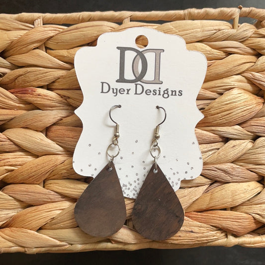 Wooden Teardrops